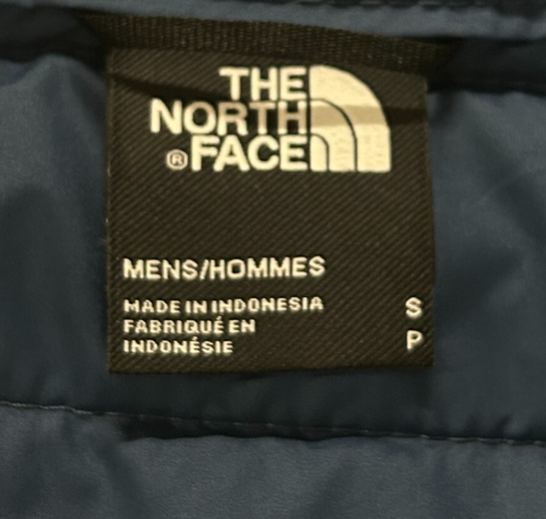 The North Face Jacket Mens Small Blue Thermoball Quilted Puffer Full Zip Pockets - Picture 9 of 12