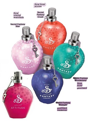 SECRET FANTASY PERFUME PARA DAMA DE AVON elige tu favorito 50 ml 100% ORIGINAL