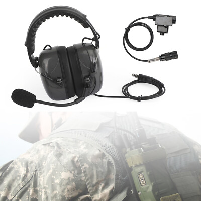 7.1-C5 Adjustable Noise Cancelling Headset für AN/PRC-152 AN/PRC-148 U329 Radio