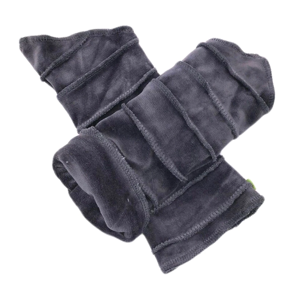 Stulpen Pulswärmer Armstulpen Nicki gefüttert asymmetrisch 26 cm Ziernähte - Bild 4 von 4