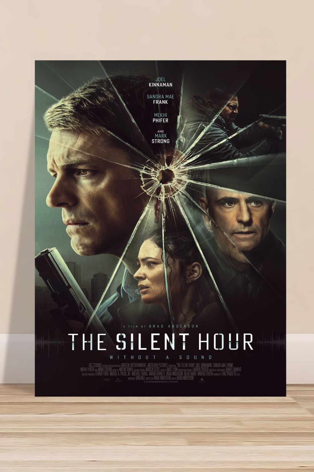 The Silent Hour Poster Action Movie Poster Joel Kinnaman Sandra Mae Frank