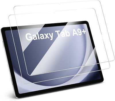 2x Samsung Galaxy Tab A9+ Plus Panzerfolie Schutzfolie Glas Displayschutz Folie