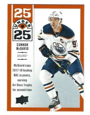 2018-19 Upper Deck 25 Under 25 Connor McDavid