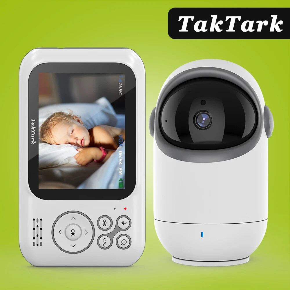 Pan Tilt Baby Monitor with HD Camera for Enhanced Viewing-image