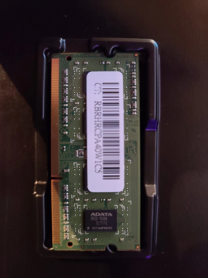 AD73I1A0873EU ADATA DDR-3 1GB 10600 LAPTOP MEMORY - Image 2 of 2