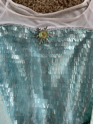 Disney Store authentic FROZEN ELSA Dress up Costume 7/8 | eBay
