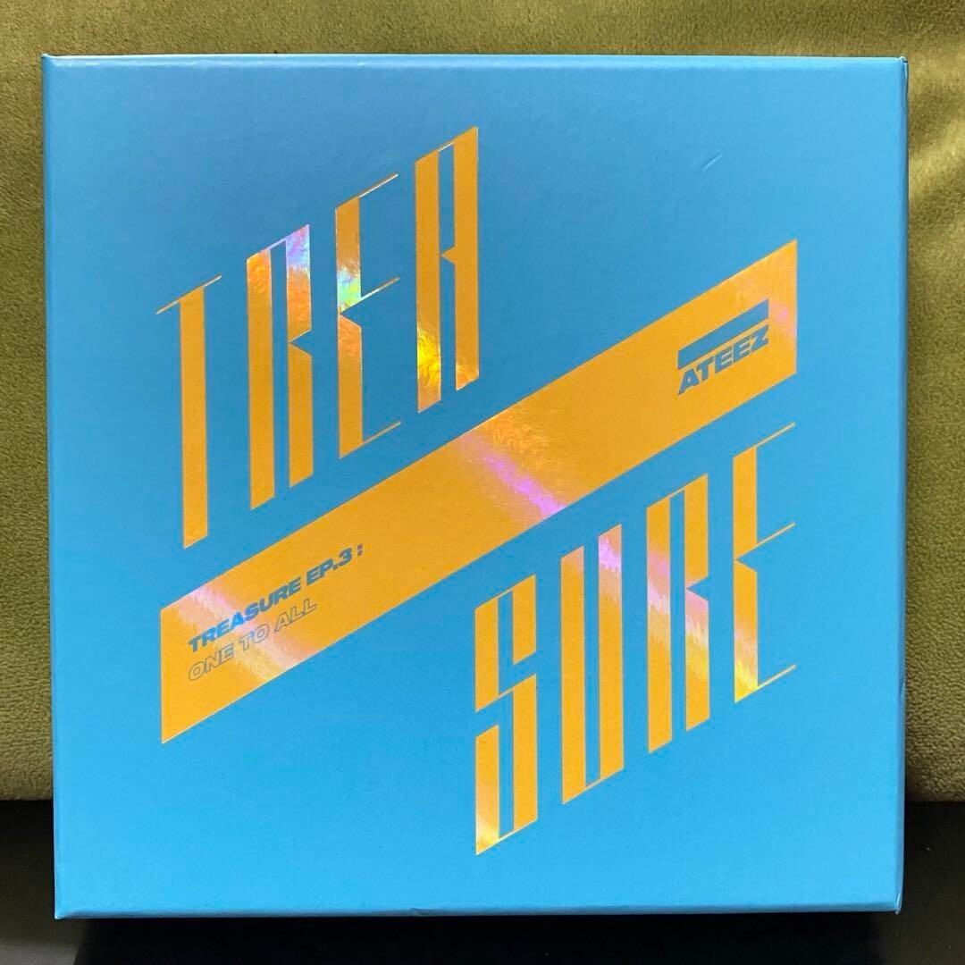 ATEEZ TREASURE EP 3 One To All WAVE VER. CD Set Sticker ATEEZ TREASURE EP 3 One To All WAVE VER. CD Set Sticker