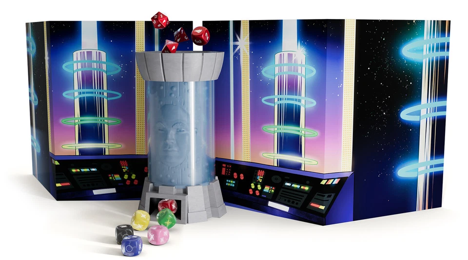Power Rangers Zordon Dice Tower e GM Roleplaying RPG Renegade Games - Imagem 2 de 2