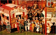 Mini Circus, Dorothea Hoover Museum Schifferdecker Park Joplin MO Postcard F73