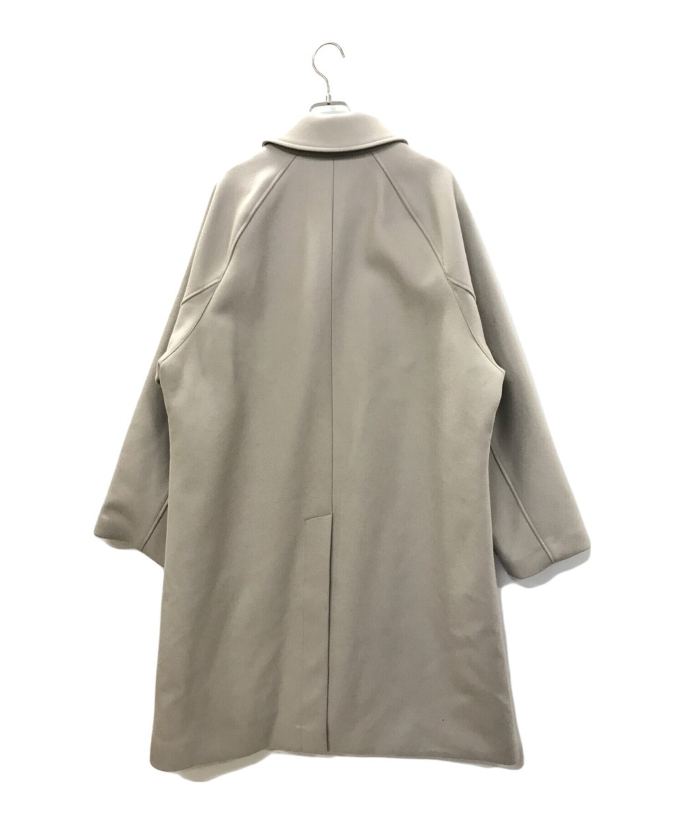 PUBLIC TOKYO Super 140's wool melton oversized trench coat PUBLIC TOKYO Super 140's wool melton oversized trench coat