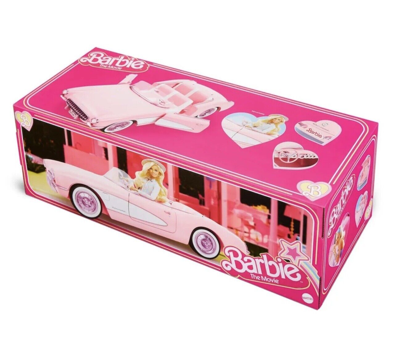 PRÉ-VENDA Carro Hot Wheels RC Barbie The Movie Barbie Corvette - Mattel