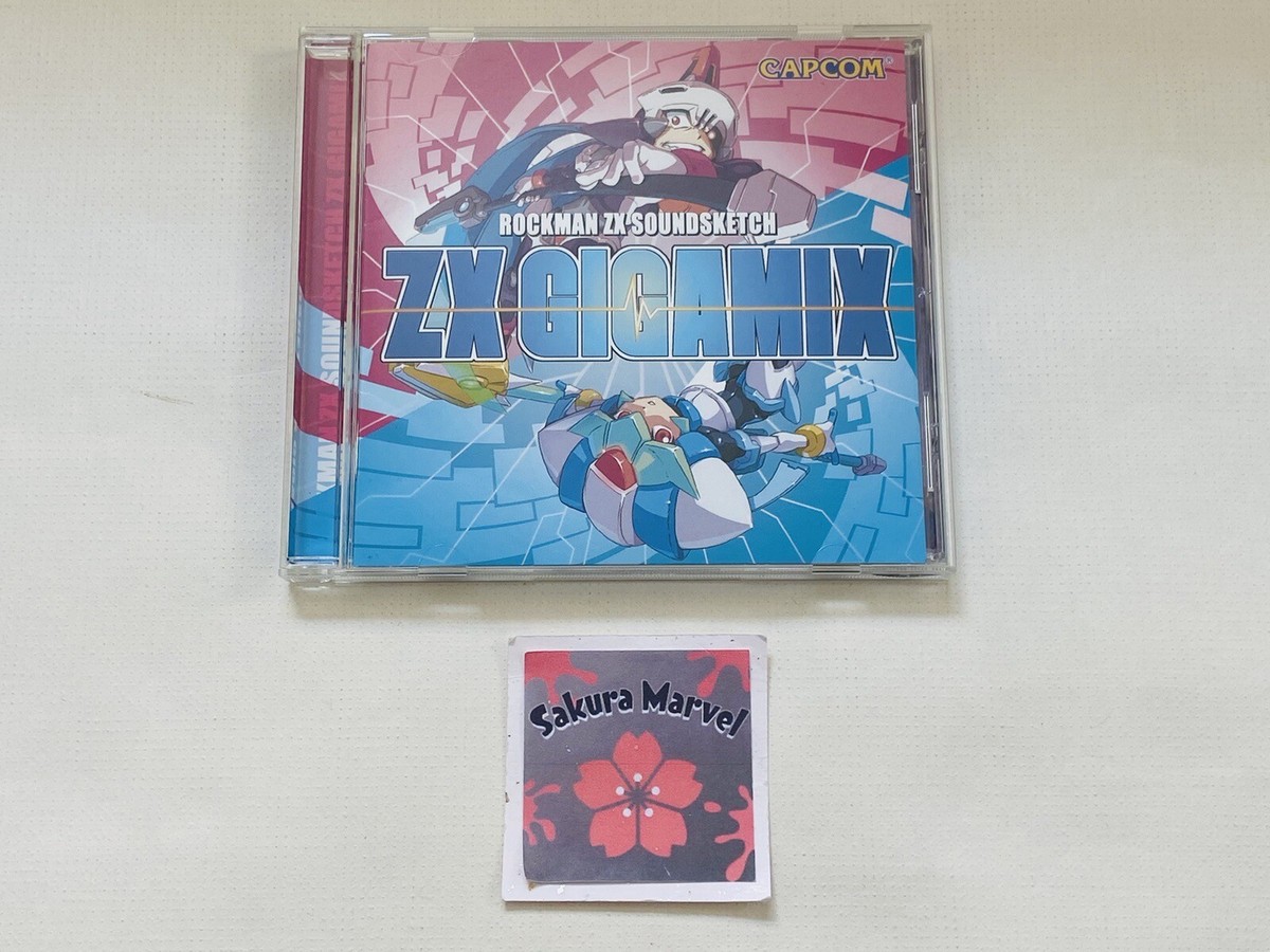 ☆レア 美品 帯付!!☆ Funny Stones / SKY CLEAR CD Rockman MegaMan ZX Sound Sketch Giga Mix Japanese Game Music
