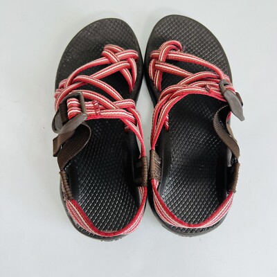 CHACO Women's ZX/2 Classic Double Strap Toe Loop Sandals Red