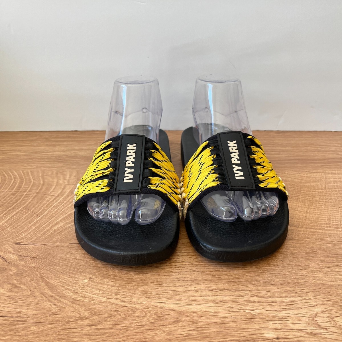 Ivy park sandal Leather sandals Adidas X Ivy Park Red size 9 US in Leather  main image 2