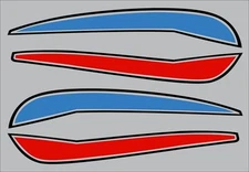 1971 FX FXE Decal Set full Kit for BOAT TAIL Super Glide for AMF Harley 