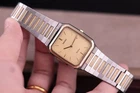 Vintage 1990 Seiko Dolce Tank  5E31-5B0A Men’s Watch  Tungsten Carbide Case