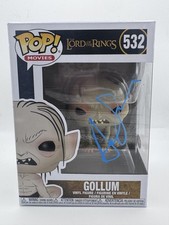 Andy Serkis "Lord of the Rings" AUTOGRAPH Signed 'Gollum' 532 Funko Pop ACOA