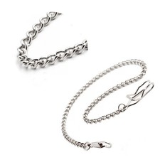 Vintage Style Metal Pocket Watch Chain For Belt and Key Chain