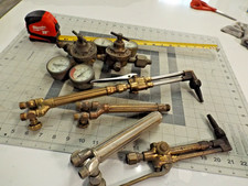 Vintage Victor Torch Gauges and cutting torches head untested sold as is