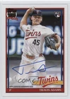 2026 Topps Series 1 Travis Adams 1991 Topps Baseball Autographs (RAW)