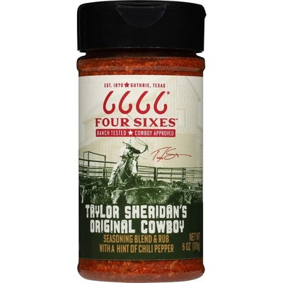6666 Four Sixes Taylor Sheridan'S Original Cowboy Seasoning Blend and Rub, 3.3 O