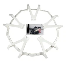 5x XD Series (by KMC) Gloss White Split-Spoke Wheel Inserts for 20x10 XD827