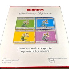 Vintage Bernina Artista Embroidery Software Bundle Card Writer Dongles Manuals