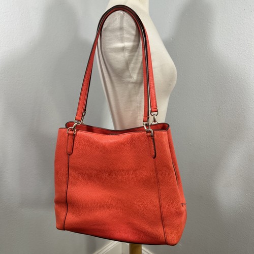 Kate Spade New York Jackson Shoulder Bag Tangerine Pebbled Leather Purse - Bild 4 von 19