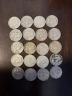 FRANKLIN Half Dollar Lot Of 20 90% silver ($10 face)  mixed dates as pictured