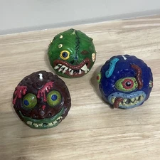 Madballs by Russ Candles 1987 Very Rare Lot of 3 In Excellent Condition