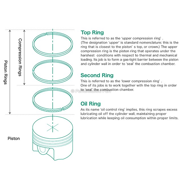 Piston Rings Main Rod Bearings Fit 03-15 Toyota Tacoma 4Runner Tundra 4.0L 1GRFE