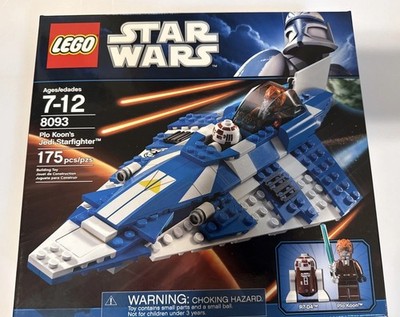 LEGO Star Wars: Plo Koon's Jedi Starfighter# 8093 Brand New Sealed Box - R7-D4