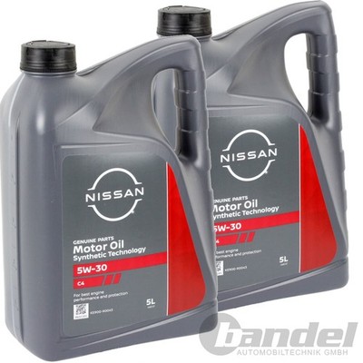 2x 5L ORIGINAL NISSAN SYNTHETIC TECHNOLOGY ÖL MOTORÖL  5W30  PASSEND FÜR ACEA C4