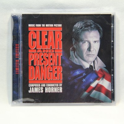 CLEAR AND PRESENT DANGER Original Movie Soundtrack by James Horner 2 CDs SEALED