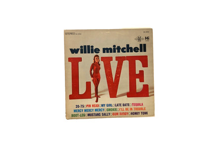 Willie Mitchell Live SHL-32042 Stereo Soul Hi Records Vintage 1968 LP Vinyl NM
