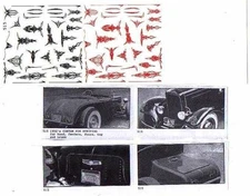 Fred Cady Decal #515 To Do The 1950`s Custom Pin Striping in 1/24th scale