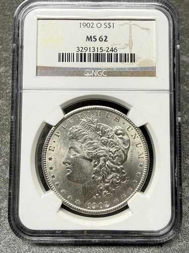 1902 O NGC MS62 Silver Morgan Dollar $1 US Coin