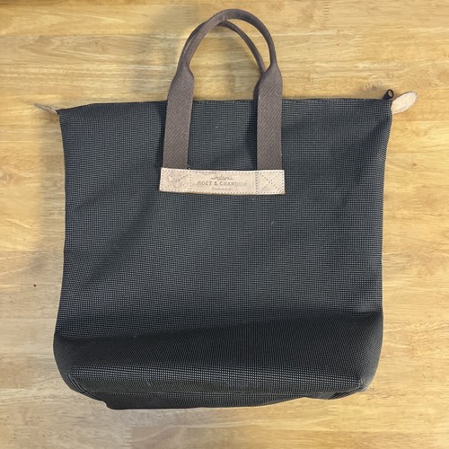 Moet & Chandon Brown Fabric Canvas Travel Luggage Tote Bag