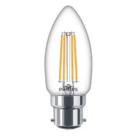 Philips Led Filament Lampe Kerze 4,3W = 40W B22D Klar 470Lm Warmweiß 2700K