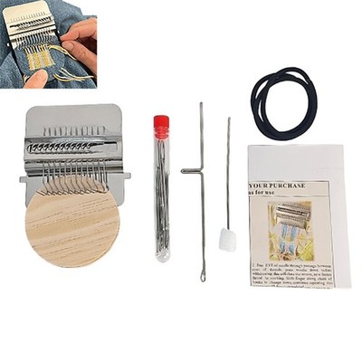 14 Hook Mini Knit Patch Kit 2.0 PatchMaker Darning Loom Zubehör