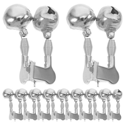 20pcs Fishing Rod Bait Alarm - Stainless Steel Bell With Dual Bells Fish