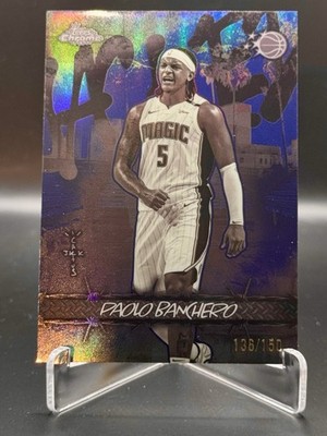 Paolo Banchero Topps Chrome Jacked Up JU-19 Orlando Magic Serial /150