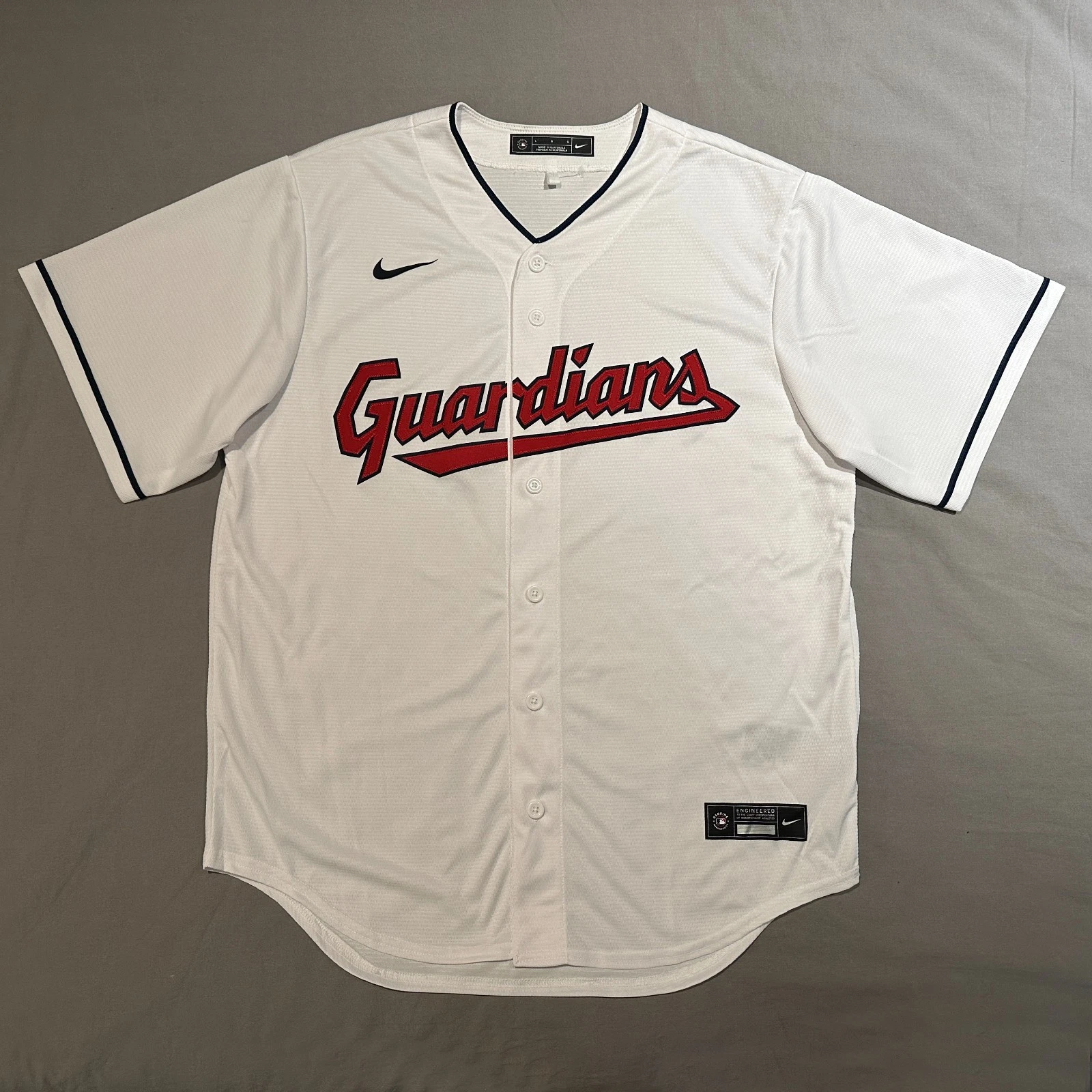 Cleveland Guardians Nike Limited White Home Jersey Large