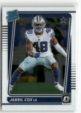 2021 Donruss Optic #286 Jabril Cox Rookie!