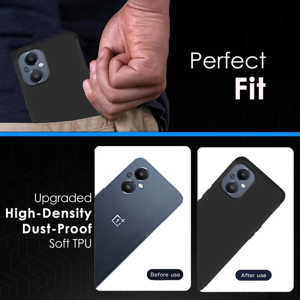 For OnePlus Nord N20 5G MetKase Heavy Duty Tough ShockProof Hybrid Case Cover - Image 3 of 3