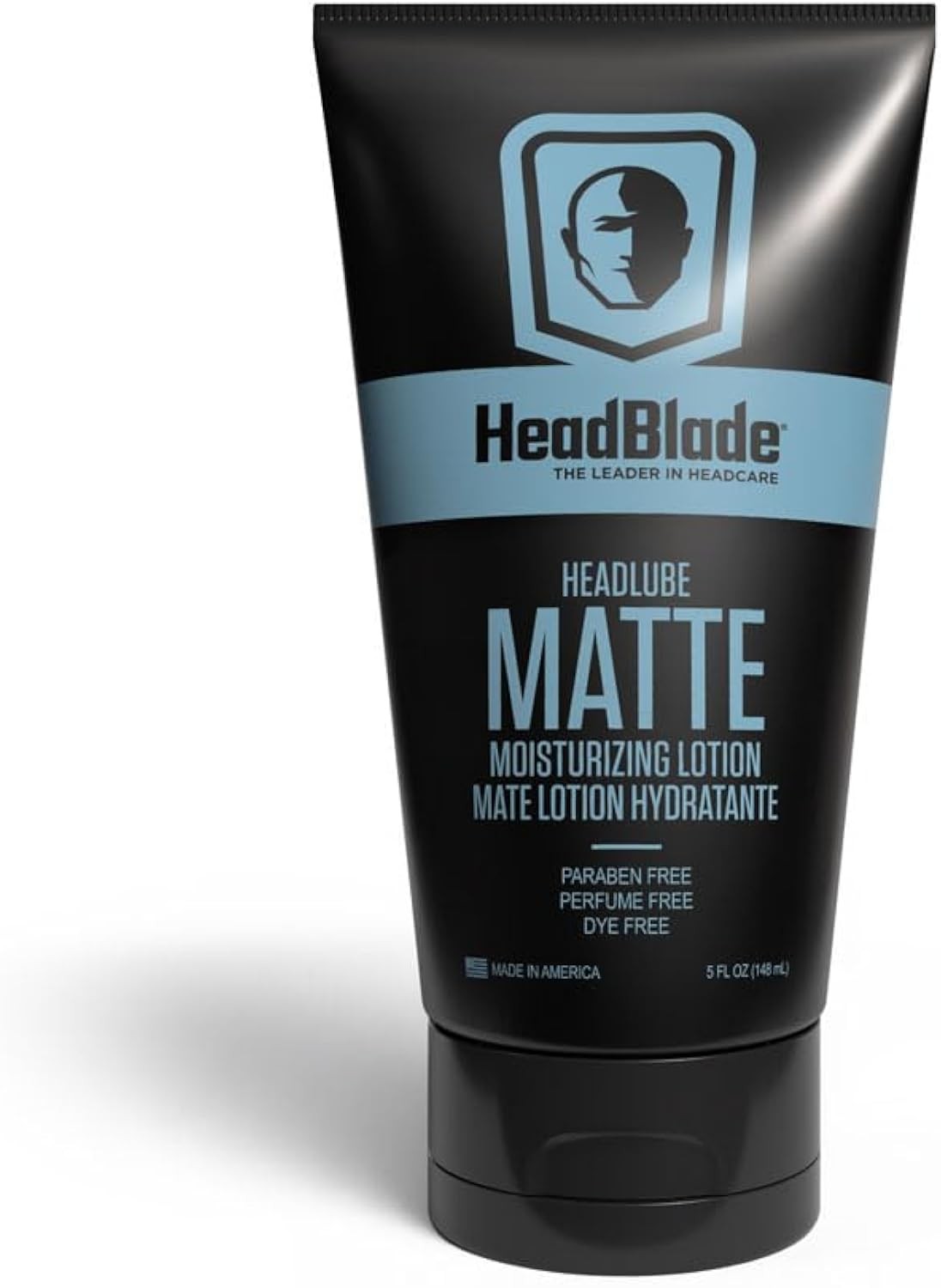Headblade HeadLube Matte Moisture Lotion for Men 5fl oz Smooth Grease-Free