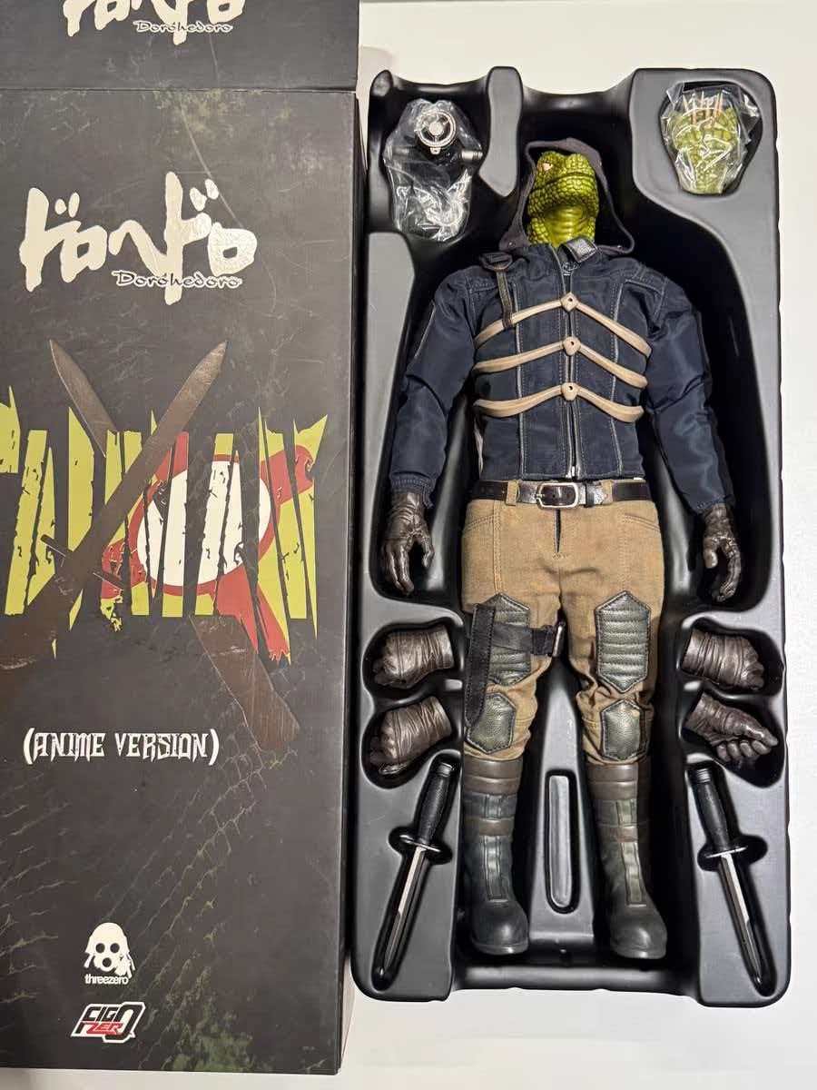 DXガオマジロ 1000toys Dorohedoro Caiman Nikaido Set 1/12 Action Figure In Stock