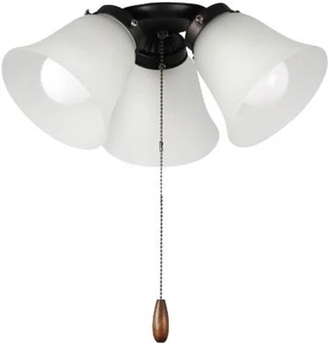 27W LED Ceiling Fan Light Kit - Oil Rubbed Bronze Finish, 6.5" Tall, 13.5" Wide - Picture 2 of 3