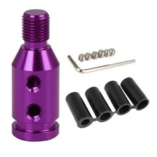 Universal M12x1.25 Car Purple Gear Shift Knob Adapter for Non Threaded Pack of 1