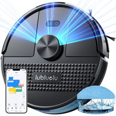 Lubluelu 7500Pa Robot Vacuum Cleaner & Mop Combo Laser LiDAR Navigation Robotic
